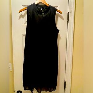 Black Office Dress, sleeveless